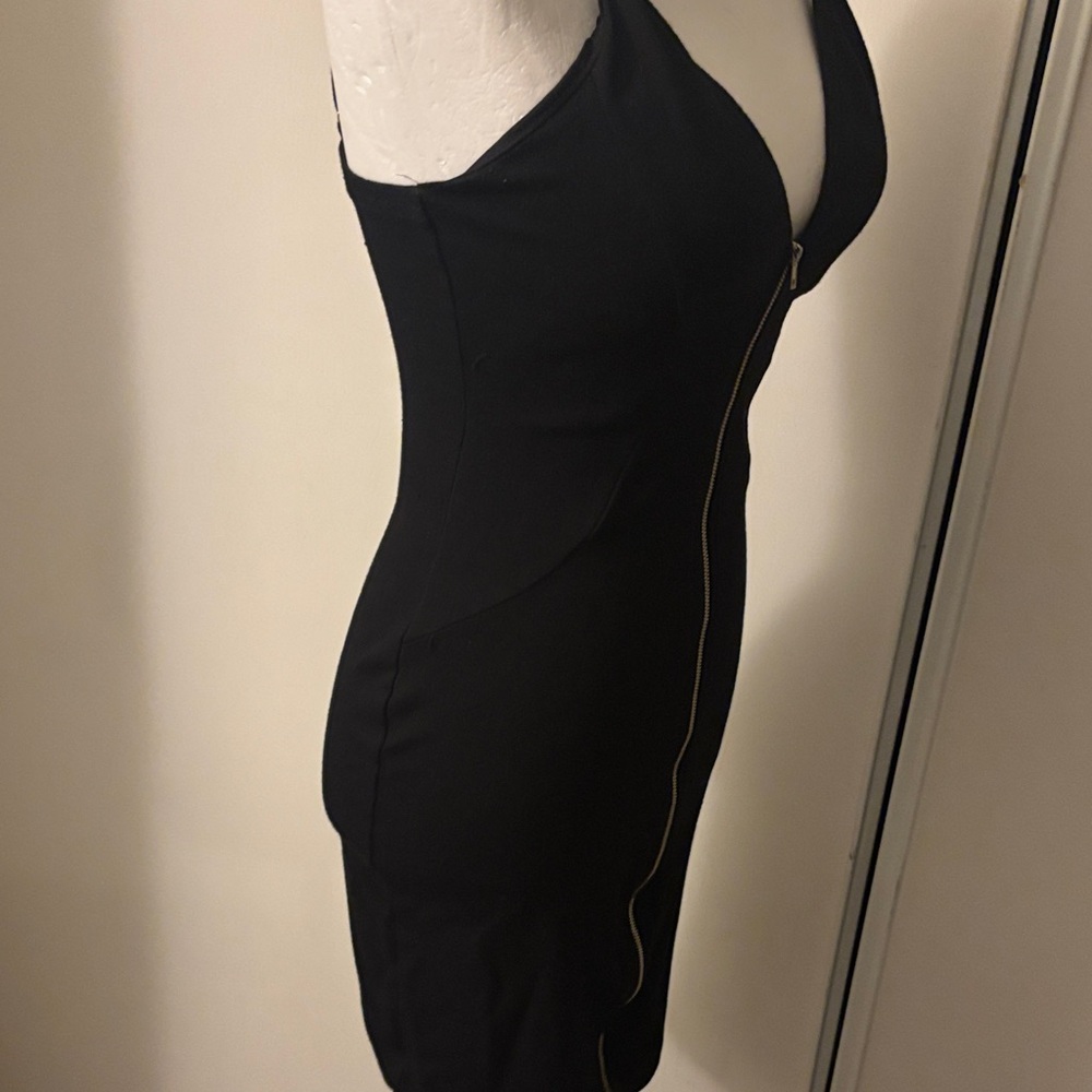 Haute Monde Black Mini Dress - Picture 3 of 6